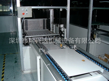 连续式升降机出板